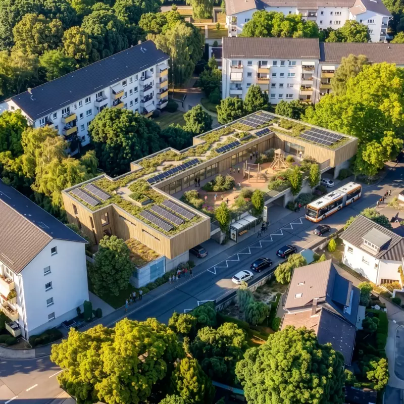 Mixed-Use-Konzept für Garagenhof